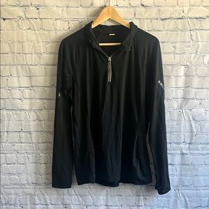 GAP Black Womans lightweight pullover athletic Jacket‎ size XL